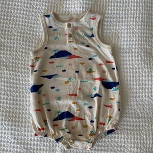 Cat & Jack Cream Baby Romper